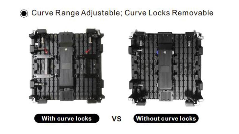 High - Brightness Curved Flexible LED Rental Screen for Stages