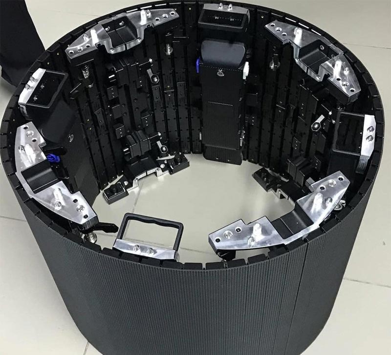 High - Brightness Curved Flexible LED Rental Screen for Stages